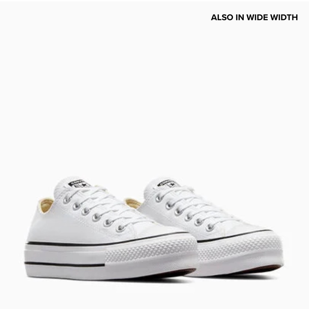Platform white converse!